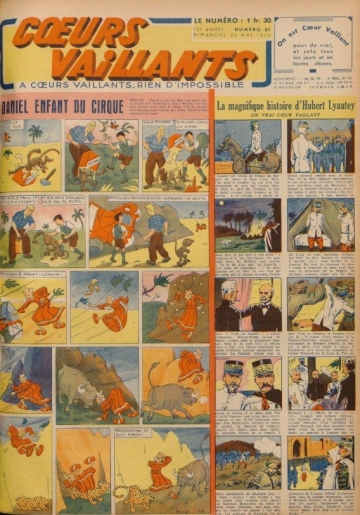 Coeurs Vaillants (Périodique - Année 1943) - Coeurs vaillants n°21