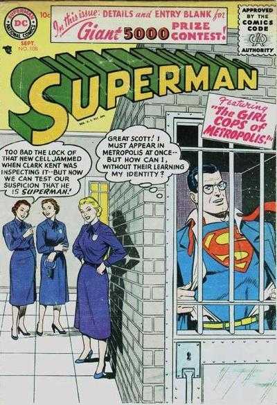 Superman (1939)(V.O anglais) - tome 108 - The Girl Cops of Metropolis