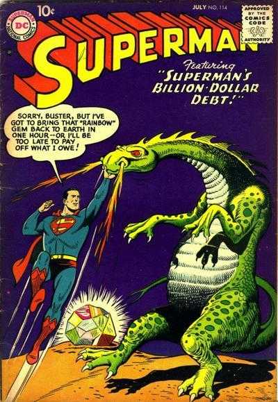 Superman (1939)(V.O anglais) - tome 114 - Superman's Billion-Dollar Debt!