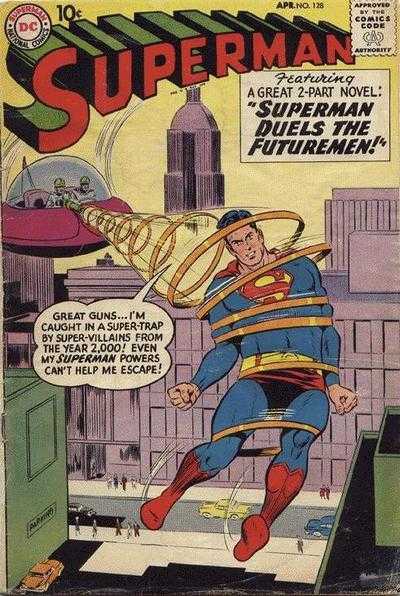Superman (1939)(V.O anglais) - tome 128 - Superman Versus the Futuremen