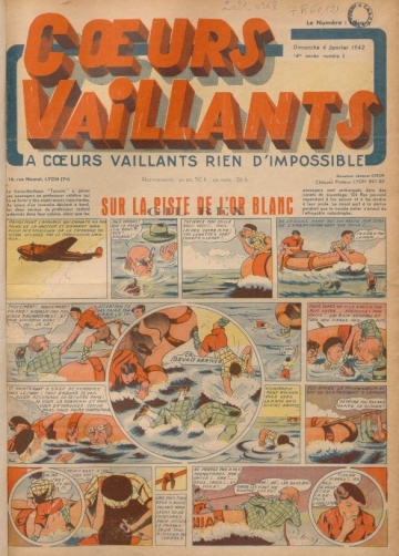 Coeurs Vaillants (Périodique - Année 1942) - Coeurs vaillants n°1