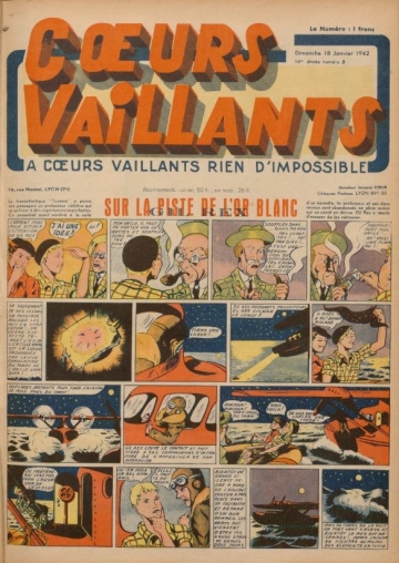 Coeurs Vaillants (Périodique - Année 1942) - Coeurs vaillants n°3