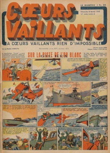 Coeurs Vaillants (Périodique - Année 1942) - Coeurs vaillants n°6