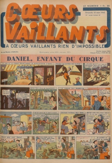 Coeurs Vaillants (Périodique - Année 1942) - Coeurs vaillants n°11