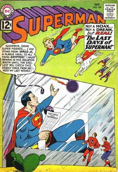 Superman (1939)(V.O anglais) - tome 156 - The Last Days of Superman!