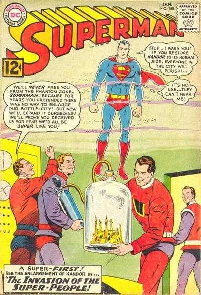Superman (1939)(V.O anglais) - tome 158 - The Invasion of the Super-People!