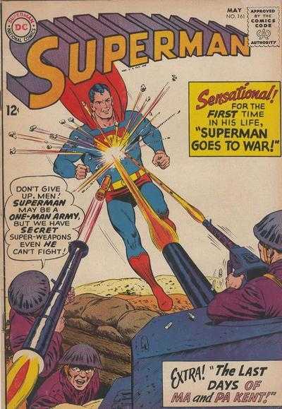Superman (1939)(V.O anglais) - tome 161 - Superman Goes to War!