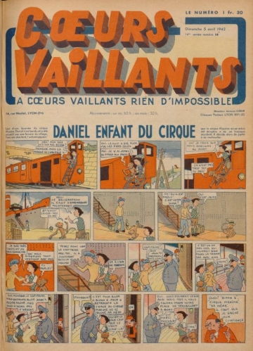 Coeurs Vaillants (Périodique - Année 1942) - Coeurs vaillants n°14