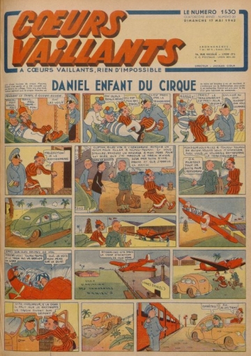 Coeurs Vaillants (Périodique - Année 1942) - Coeurs vaillants n°20
