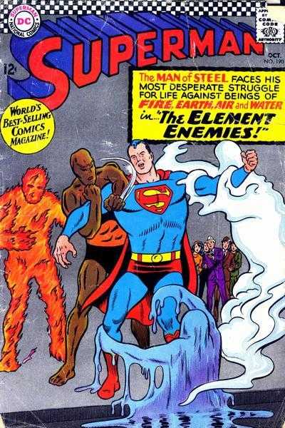 Superman (1939)(V.O anglais) - tome 190 - The Four Element Enemies!
