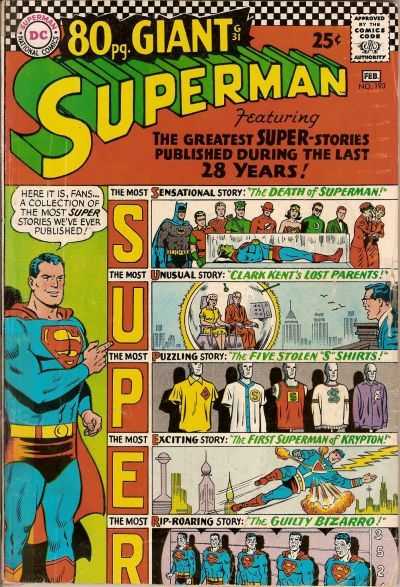Superman (1939)(V.O anglais) - tome 193 - The Greatest Super-Stories Published During the Last 28 Years!