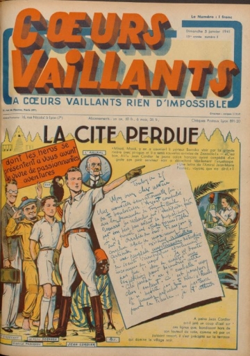 Coeurs Vaillants (Périodique - Année 1941) - Coeurs vaillants n°1