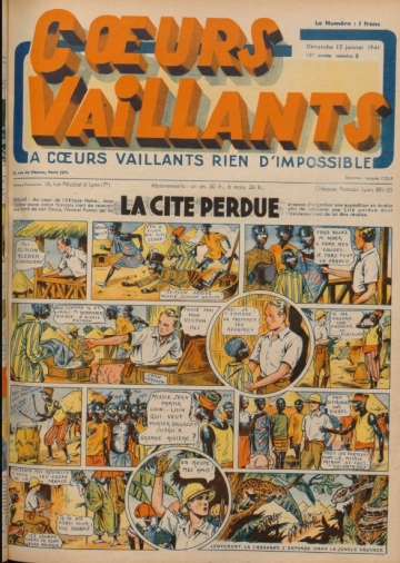 Coeurs Vaillants (Périodique - Année 1941) - Coeurs vaillants n°2