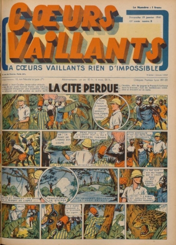 Coeurs Vaillants (Périodique - Année 1941) - Coeurs vaillants n°3