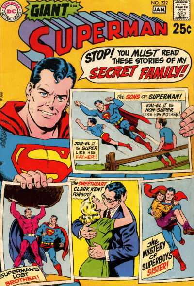 Superman (1939)(V.O anglais) - tome 222 - Featuring Superman's Secret Family!
