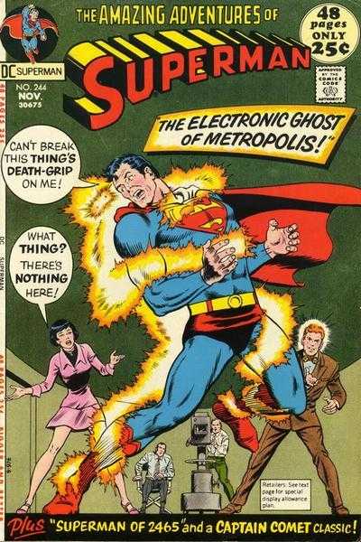 Superman (1939)(V.O anglais) - tome 244 - The Electronic Ghost of Metropolis!