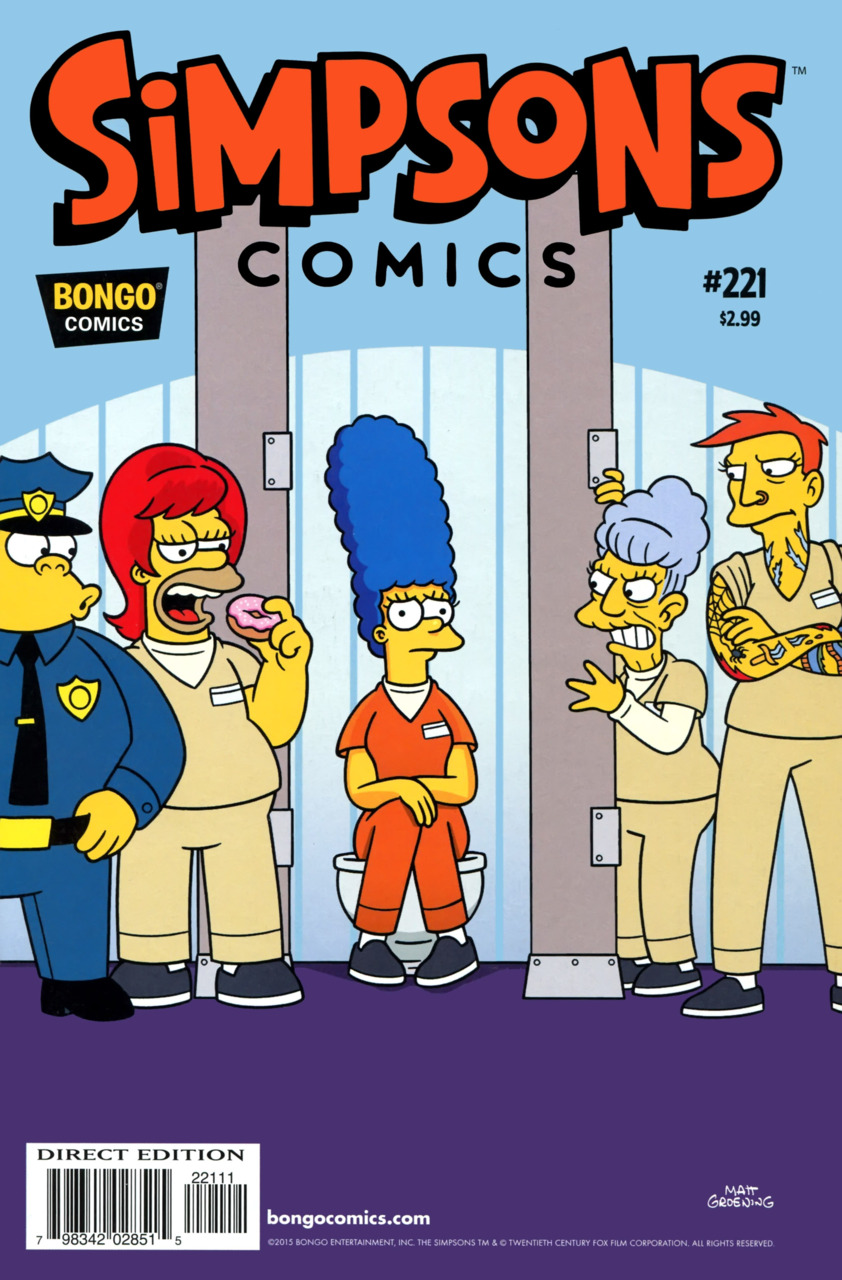 Simpsons Comics (1993)(V.O. anglais) - tome 221 - Yellow is the New Black
