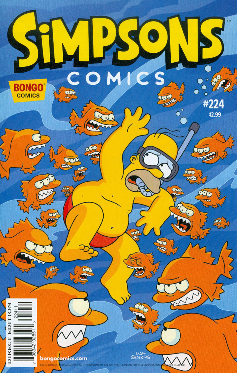 Simpsons Comics (1993)(V.O. anglais) - tome 224 - Moat Monty Moat Problems!