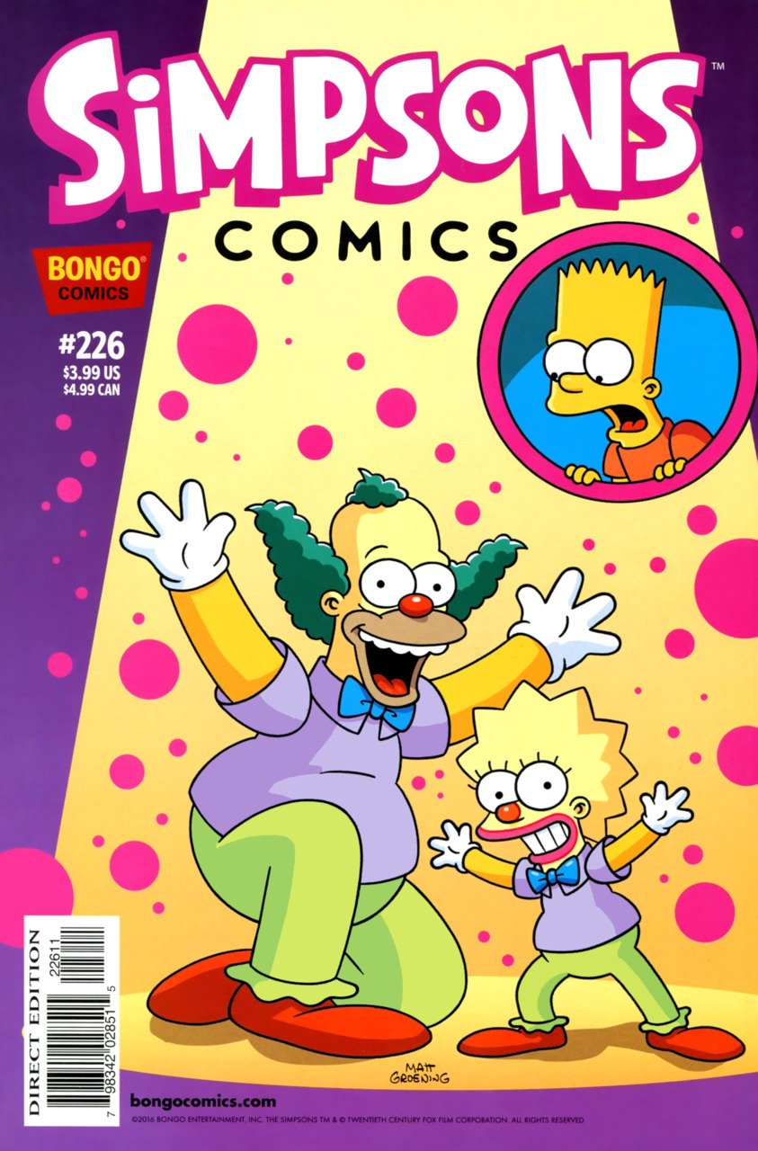 Simpsons Comics (1993)(V.O. anglais) - tome 226 - Lisa The Clown