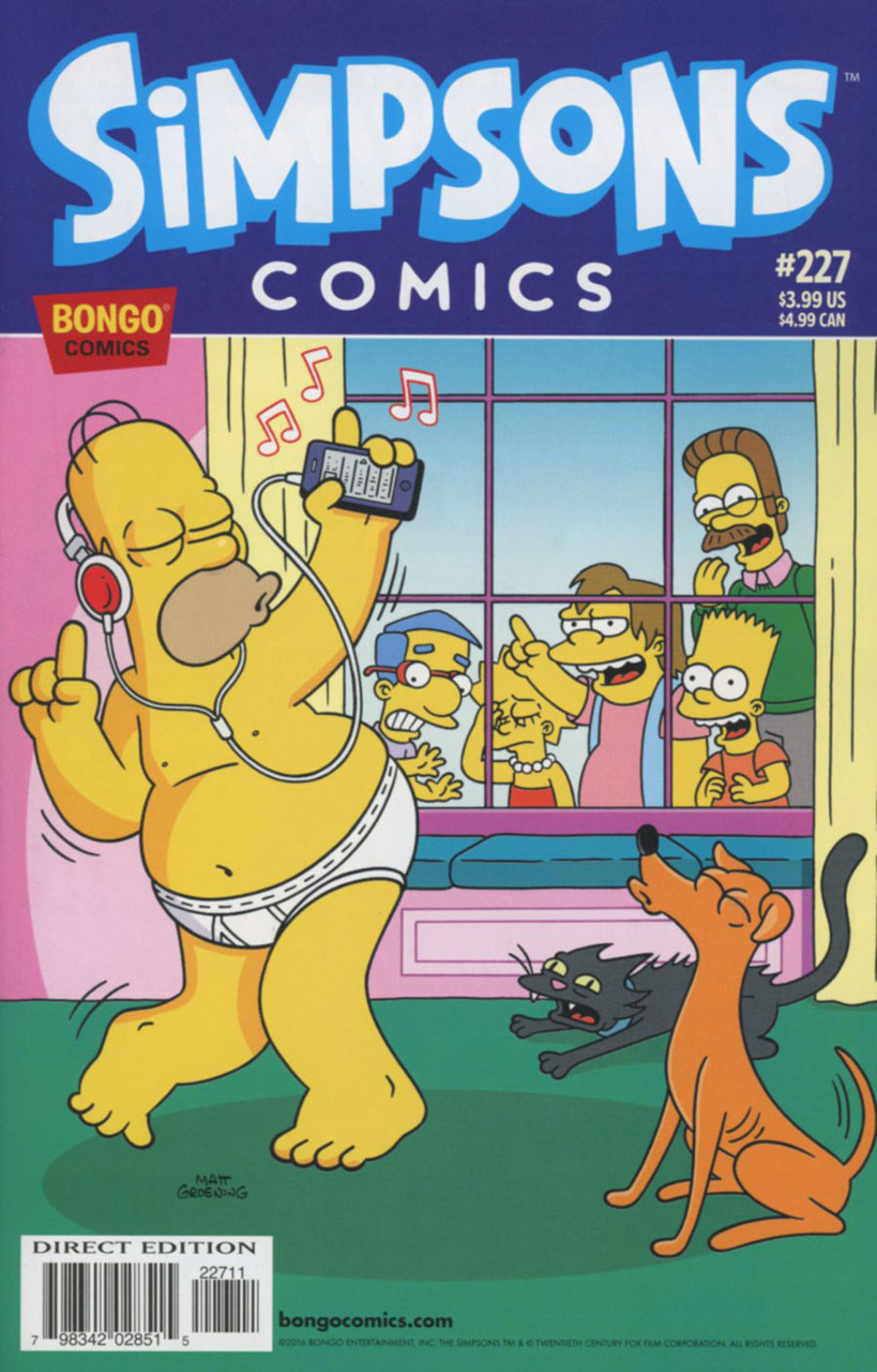 Simpsons Comics (1993)(V.O. anglais) - tome 227 - Peas in a Podcast