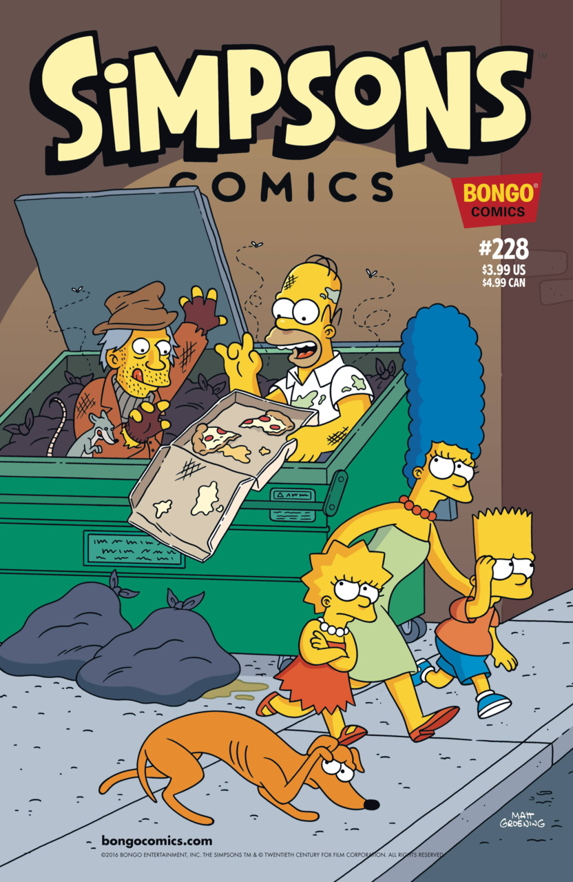 Simpsons Comics (1993)(V.O. anglais) - tome 228 - Dumpster Divers!