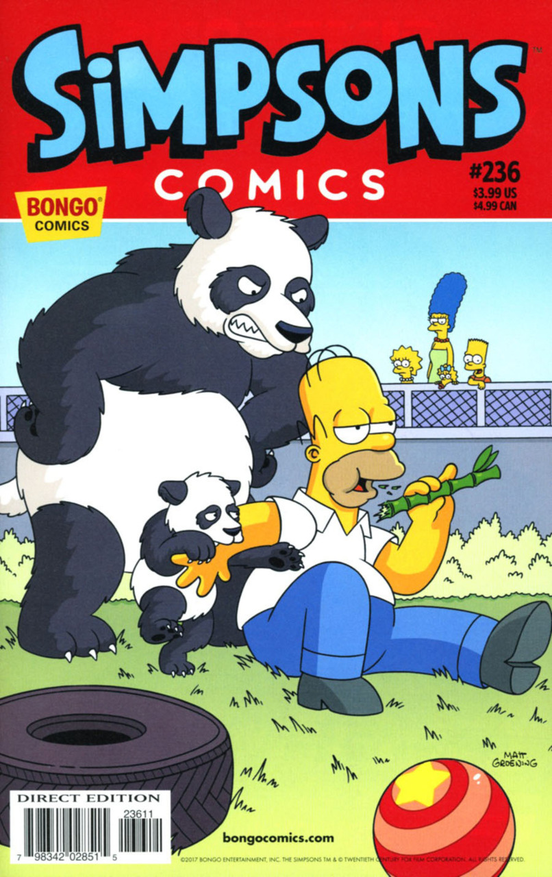 Simpsons Comics (1993)(V.O. anglais) - tome 236 - Bear Patrol III: Panda-monium!