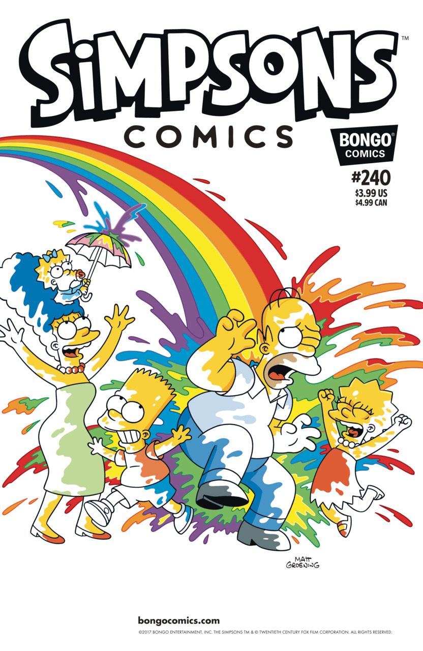 Simpsons Comics (1993)(V.O. anglais) - tome 240 - Outside The Lines