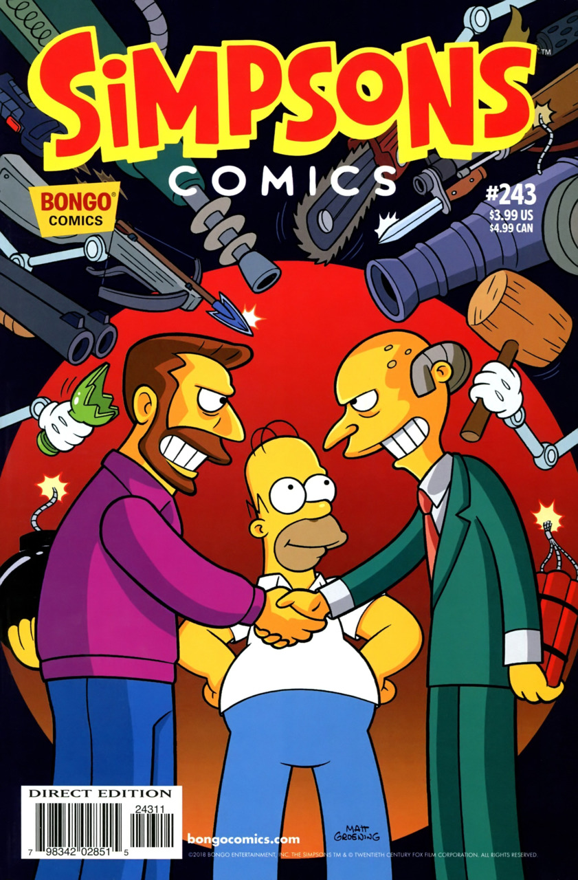 Simpsons Comics (1993)(V.O. anglais) - tome 243 - Springfield is Not Enough!