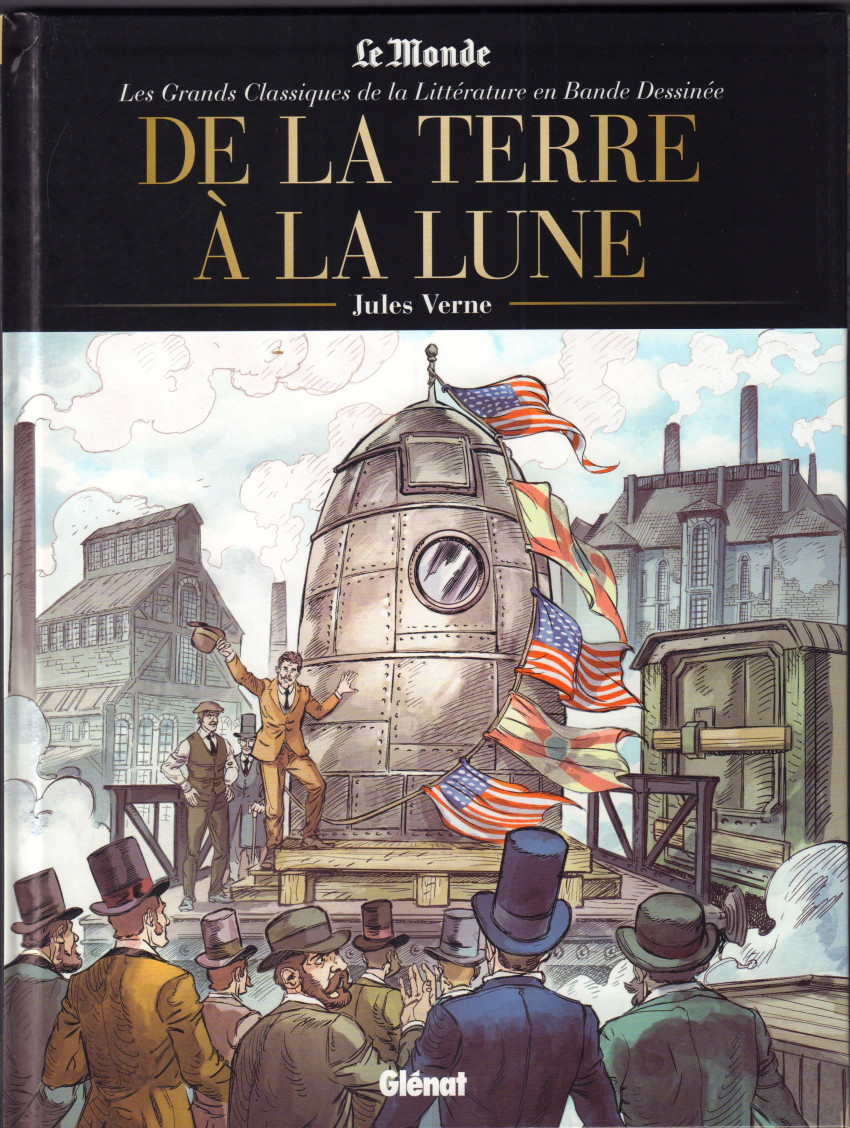 Les grands classiques de la littérature en bande dessinée (2022) - tome 17 - De la Terre à la Lune