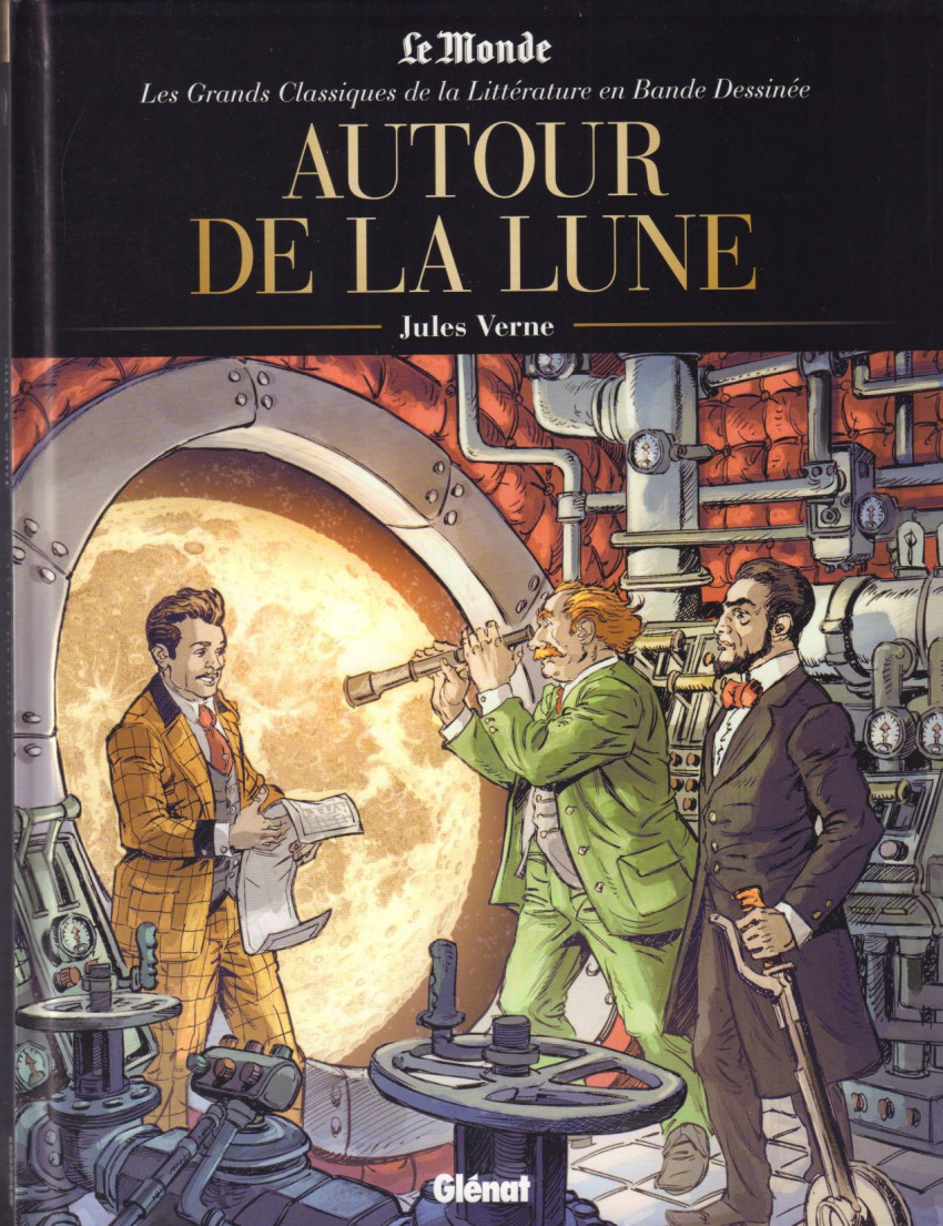 Les grands classiques de la littérature en bande dessinée (2022) - tome 18 - Autour de la Lune