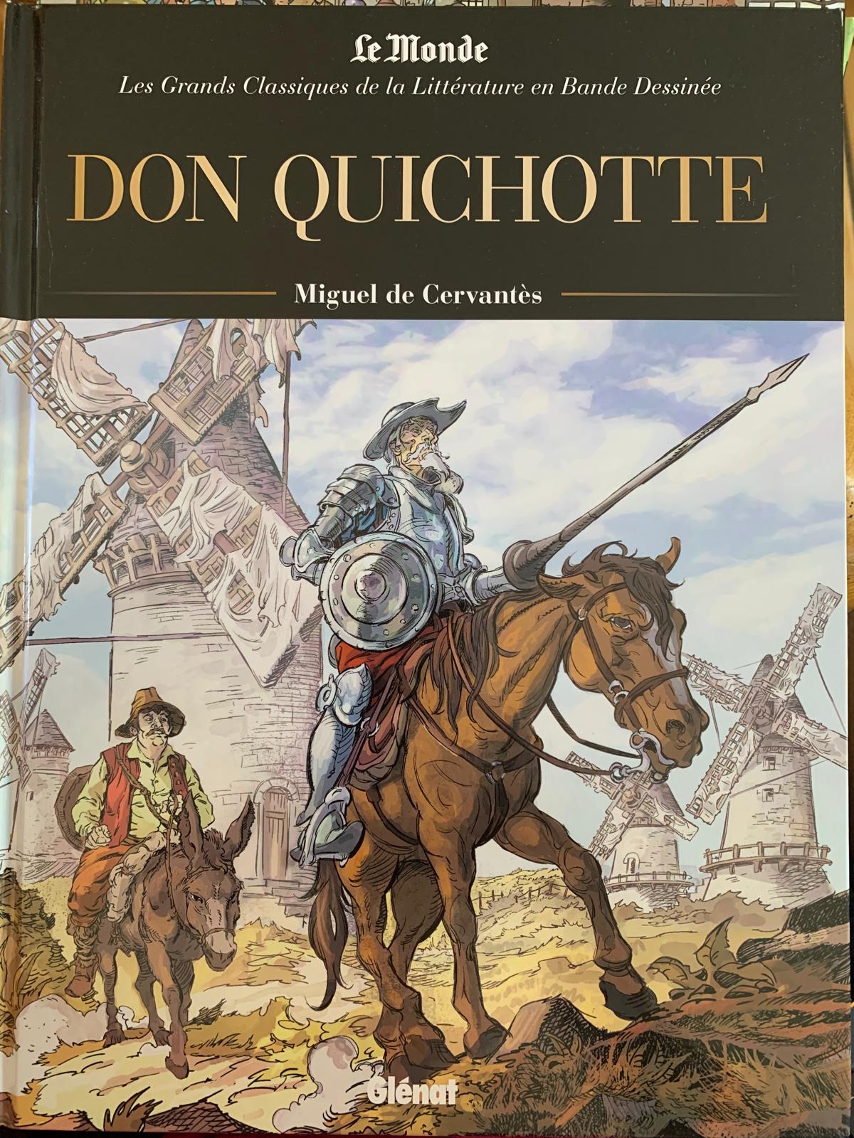Les grands classiques de la littérature en bande dessinée (2022) - tome 21 - Don Quichotte
