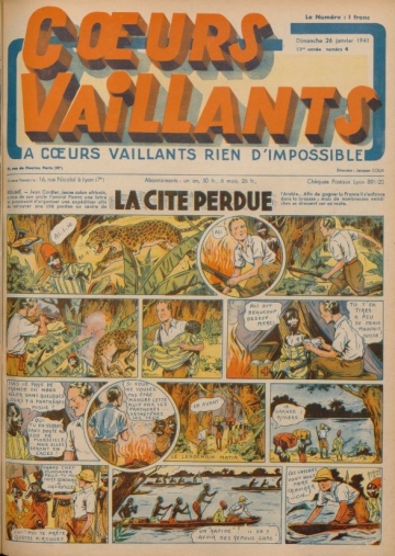 Coeurs Vaillants (Périodique - Année 1941) - Coeurs vaillants n°4