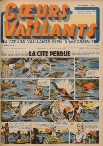 Coeurs Vaillants (Périodique - Année 1941) - Coeurs vaillants n°5