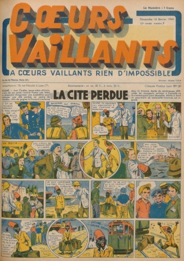 Coeurs Vaillants (Périodique - Année 1941) - Coeurs vaillants n°7