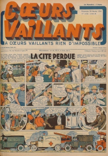 Coeurs Vaillants (Périodique - Année 1941) - Coeurs vaillants n°8