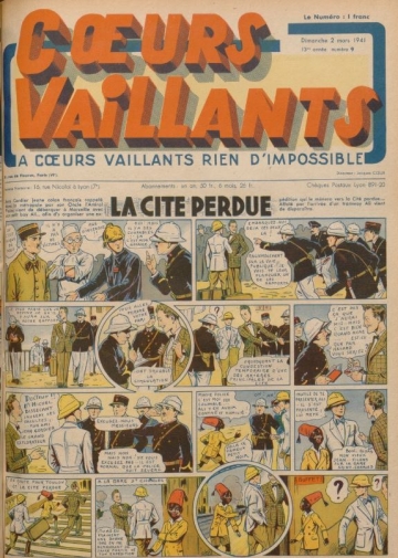 Coeurs Vaillants (Périodique - Année 1941) - Coeurs vaillants n°9