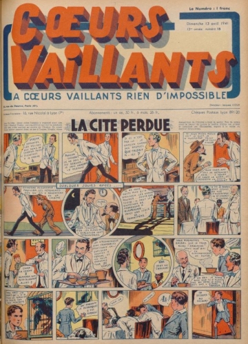 Coeurs Vaillants (Périodique - Année 1941) - Coeurs vaillants n°15