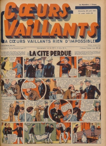 Coeurs Vaillants (Périodique - Année 1941) - Coeurs vaillants n°16