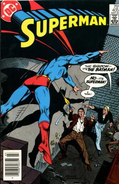 Superman (1939)(V.O anglais) - tome 405 - The Mystery of the Super-Batman!