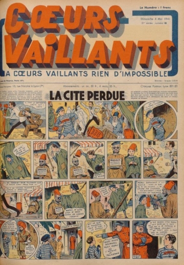 Coeurs Vaillants (Périodique - Année 1941) - Coeurs vaillants n°18