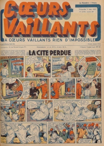 Coeurs Vaillants (Périodique - Année 1941) - Coeurs vaillants n°19