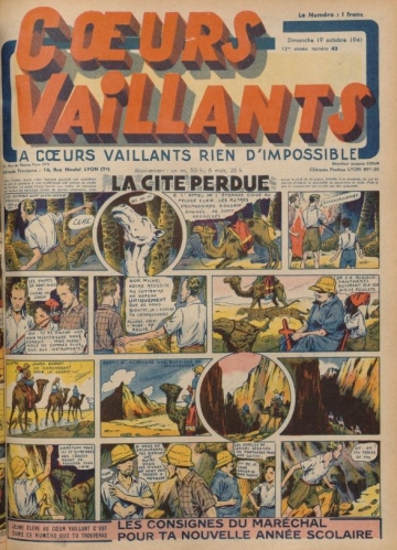 Coeurs Vaillants (Périodique - Année 1941) - Coeurs vaillants n°42