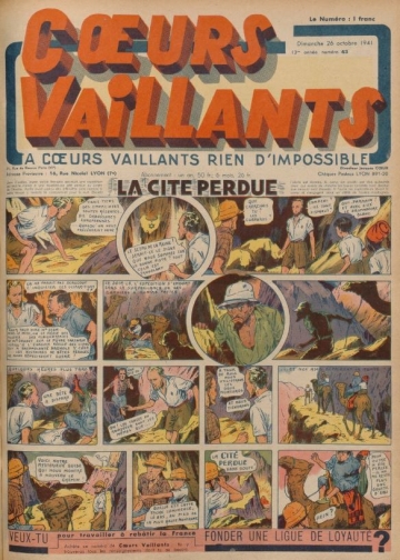 Coeurs Vaillants (Périodique - Année 1941) - Coeurs vaillants n°43