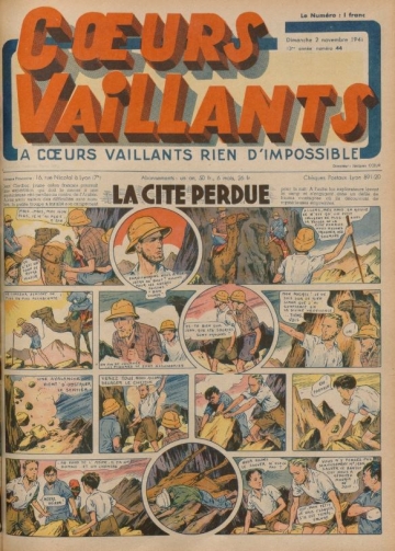 Coeurs Vaillants (Périodique - Année 1941) - Coeurs vaillants n°44