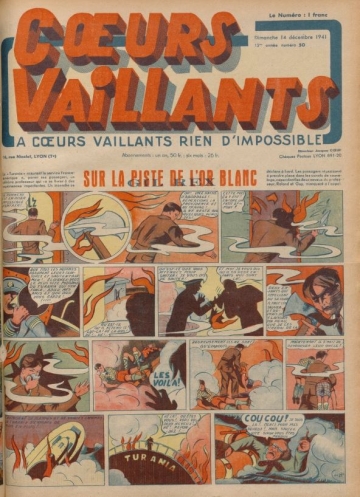 Coeurs Vaillants (Périodique - Année 1941) - Coeurs vaillants n°50