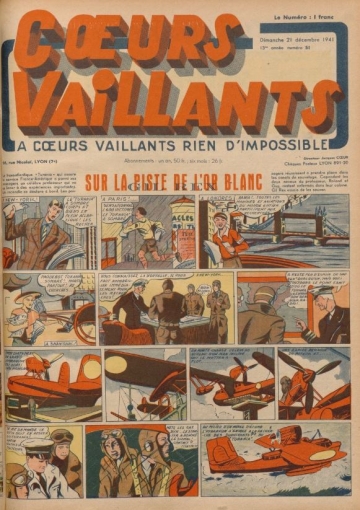 Coeurs Vaillants (Périodique - Année 1941) - Coeurs vaillants n°51