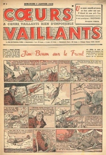 Coeurs Vaillants (Périodique - Année 1940) - Coeurs vaillants n°1