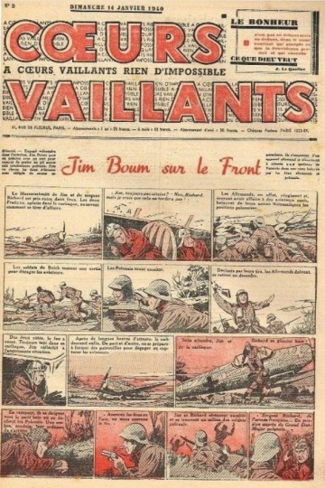 Coeurs Vaillants (Périodique - Année 1940) - Coeurs vaillants n°2