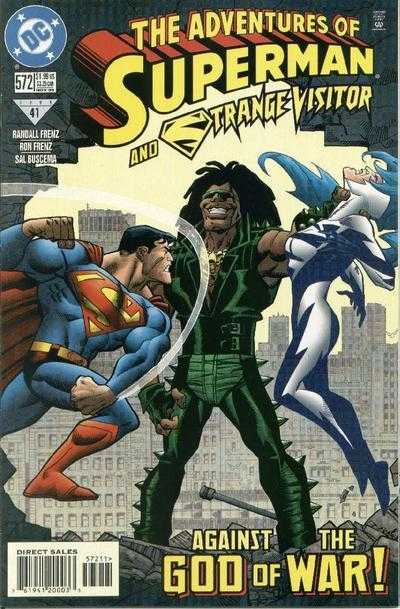 The Adventures of Superman (1987)(V.O. anglais) - tome 572 - Who Is Strange Visitor? Chapter Two; When?