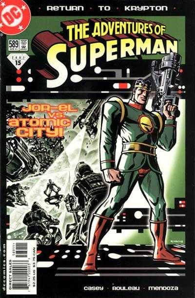 The Adventures of Superman (1987)(V.O. anglais) - tome 589 - Jor-El vs. Atomic City! : Return to Krypton, Part 2 : Second Honeymoon
